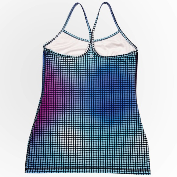 Lululemon Power Y Tank Cosmic Dot Workout Top Size 4 - Picture 4 of 5